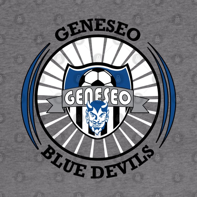 Geneseo Girls Soccer Crest Starburst by Designs by Dro